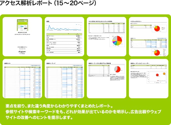 アクセス解析レポートイメージ