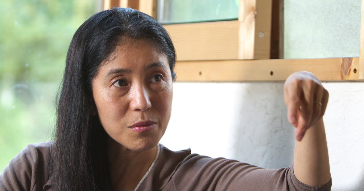 インタビューの様子写真