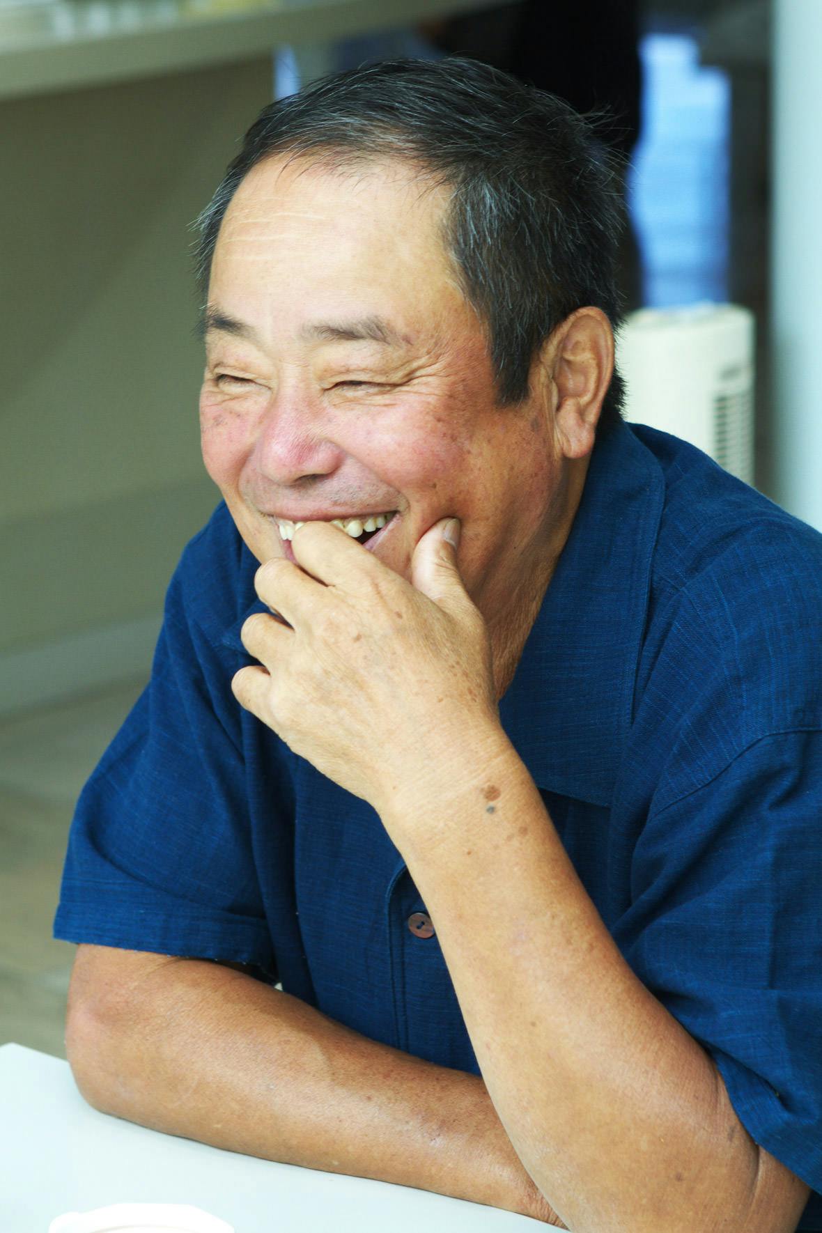 インタビューの様子写真